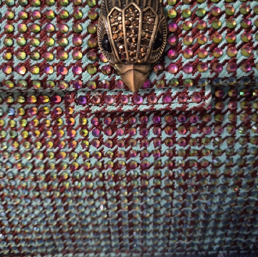 Kurt Geiger Multicolor Rhinestone Convertible Shoulderbag - Picture 5 of 12